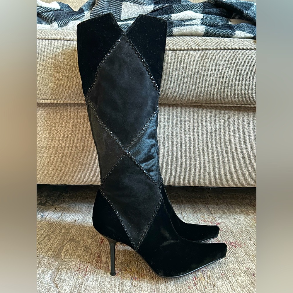 Sergio Rossi Patchwork Boot